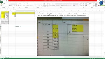 Tham chiếu đến 1 mã cho ra nhiều kết quả trong excel