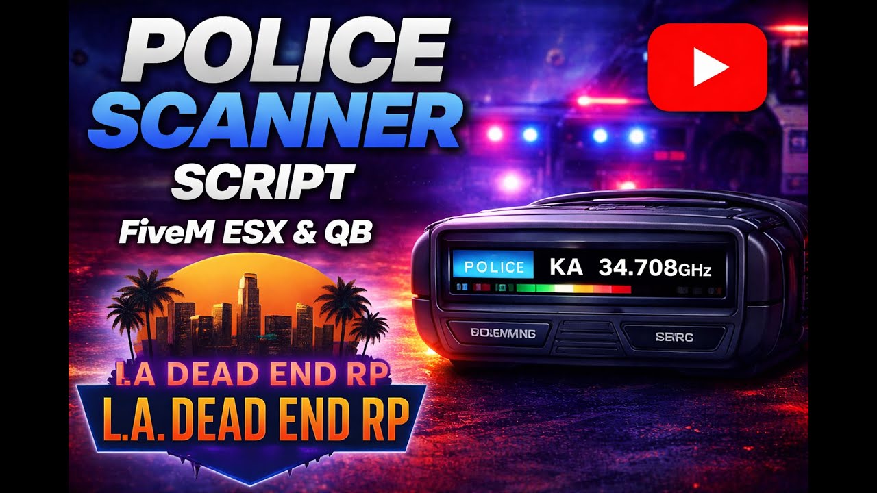 Police Scanner Visual Police Scanner | FiveM Police Scanner From Visual Dev - YouTube