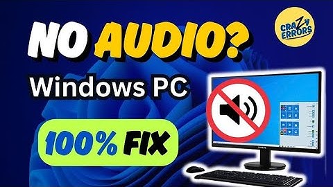 No Sound on Windows 11/10 PC? FIX it NOW | Full Ultimate Guide (2025)