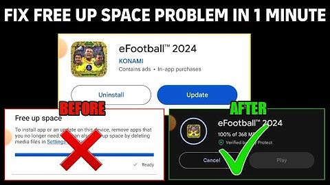 How To Fix eFootball 2025 Update Problem In Google Playstore 🤔