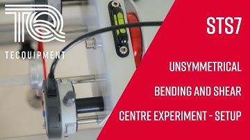 Structures How To: Unsymmetrical Bending & Shear Centre Experiment Setup & Procedure – TecQuipment