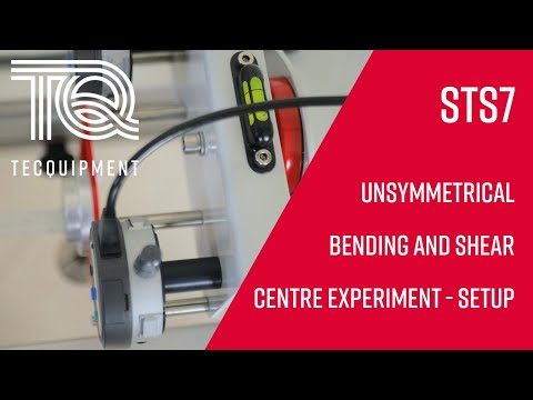 Structures How To: Unsymmetrical Bending & Shear Centre Experiment Setup & Procedure – TecQuipment