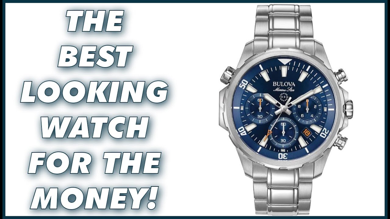 THE BEST Bulova Mens Marine Star Series B Stainless Steel 6 Hand Chronograph Quartz Watch 100M