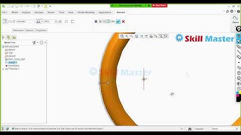 How to create Revolve feature in Creo | PTC Creo tutorial | Revolve in-depth