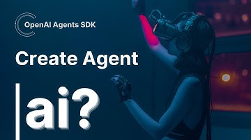 Build a simple ai agent using openai agents sdk | OpenAi agents SDK tutorial