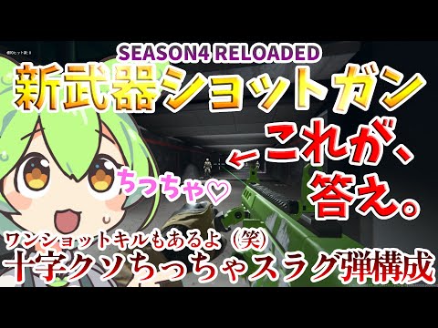 【CoD:MW2 】新武器ショットガンの最強カスタム構成「十字クソちっちゃスラグ弾」についてお話します【ずんだもん解説】MX Guardian Season4 Reloaded  アップデート