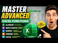 Master Advanced Excel Functions | XLOOKUP, INDEX, MATCH, FILTER &amp; SUMIFS 🚀