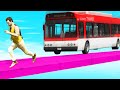 RUNNERS Vs DEADLY BUS! (GTA Funny Moments)