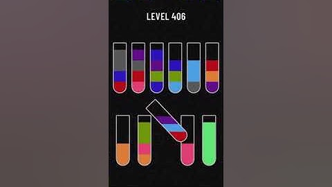 Water Sort Puzzle level 406