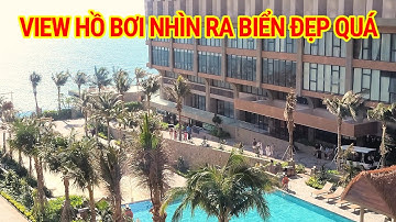 hồ bơi vô cực Mandala Cam bay Mũi né nhìn trên cao thông ra biển🏖du lịch Phan Thiết du lịch khám phá