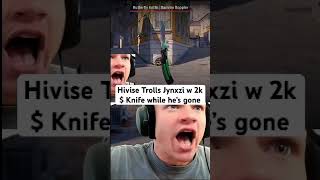 Jynxzi pulls 2k $ Butterfly Knife #case #pull #rare #trolling #butterfly#jynxzi #cs2 #funny #viral