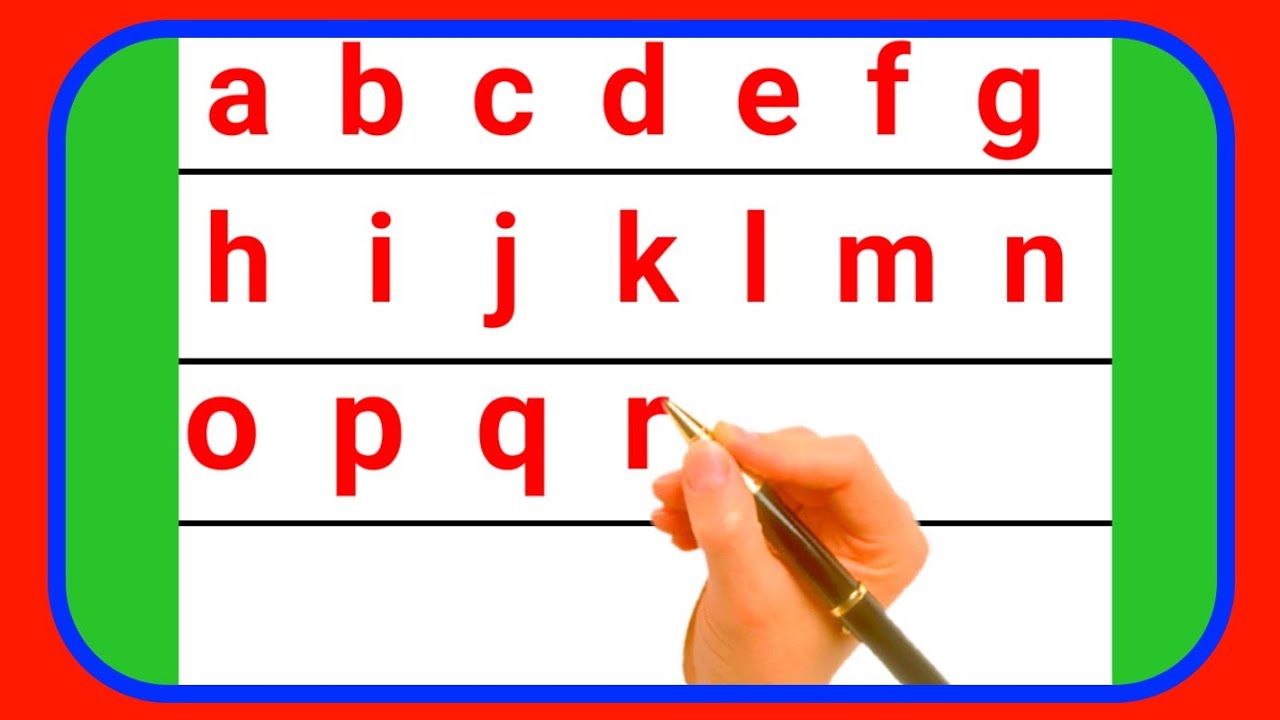 Learn ABCD Small Letters - Fun ABC Alphabet Song for Kids - YouTube