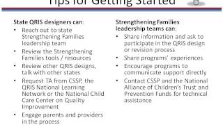 QRIS and Family Engagement Webinar Recording