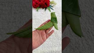 mango leaf bird #viralvideo #diy #shortvideo #craft