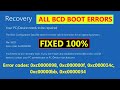 How to Fix Error Code 0xc0000098 in Windows 10/8/7 | Boot Configuration Data BCD File is Missing