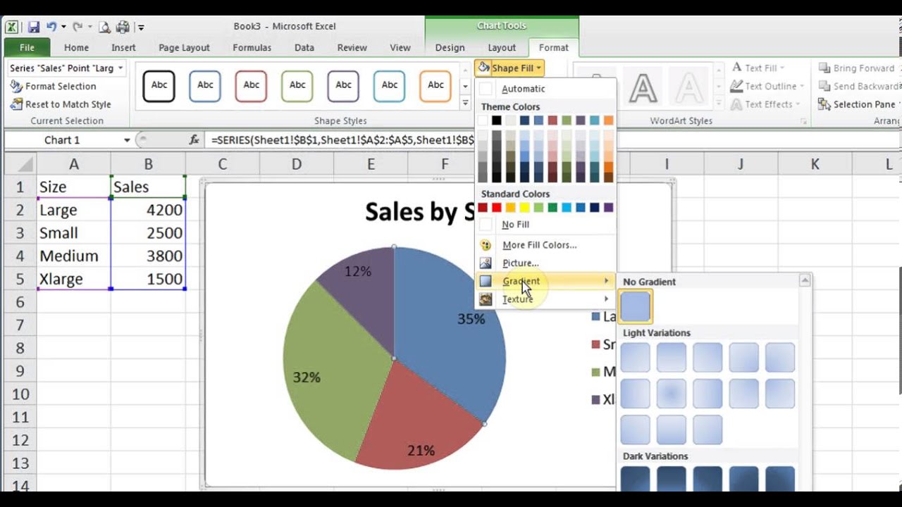 Hindi Microsoft Excel Pt 4 Charts Youtube