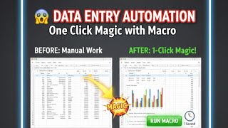 Excel में खुद का Button बनाओ! 😱 One Click Magic with Macro