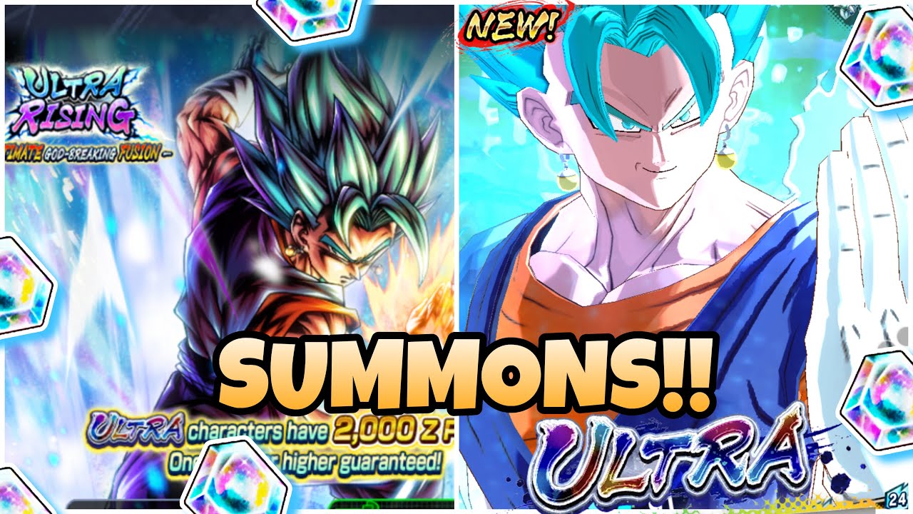 💎ULTRA RISING SSGSS VEGITO SUMMONS!!!💎 dragon ball legends - YouTube