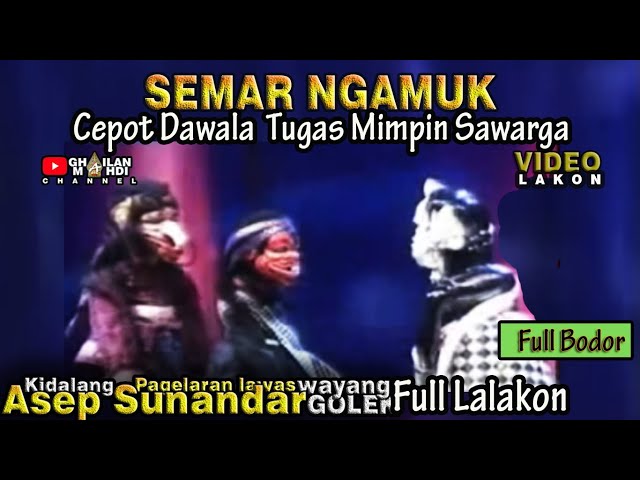 Semar Ngamuk Cepot Dawala Tugas Mimpin Dewa Wayang Golek Asep Sunandar Sunarya Full Video Hd class=