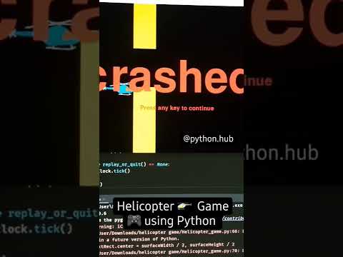 Helicopter 🚁 games using Python..