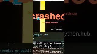 Helicopter 🚁 games using Python..