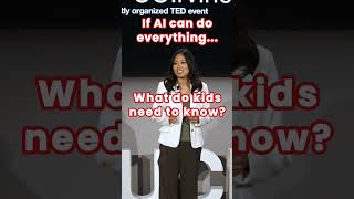 If AI outperforms humans in everything...What skills matter for kids? ➡️Full TEDx Talk on our page