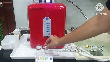 Test và báo giá chi tiết máy lọc nước Ion kiềm Trim Ion TI 8000.Hàng nhật nội địa.
