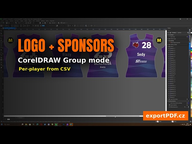 CorelDRAW — Logo in numbers