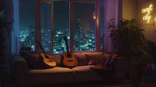 Midnight Craft City 🌃 | Cozy Indie, Neo Soul & R&B Lofi Chill Mix for Late Night Guitar Vibes