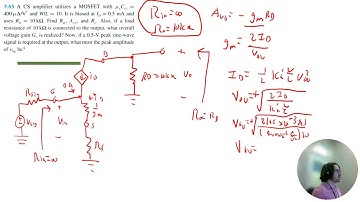 Problem 7.65: Microelectronic Circuits 8th Edition, Sedra/Smith
