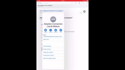 Whitelisting emails on iPhone or iPAD