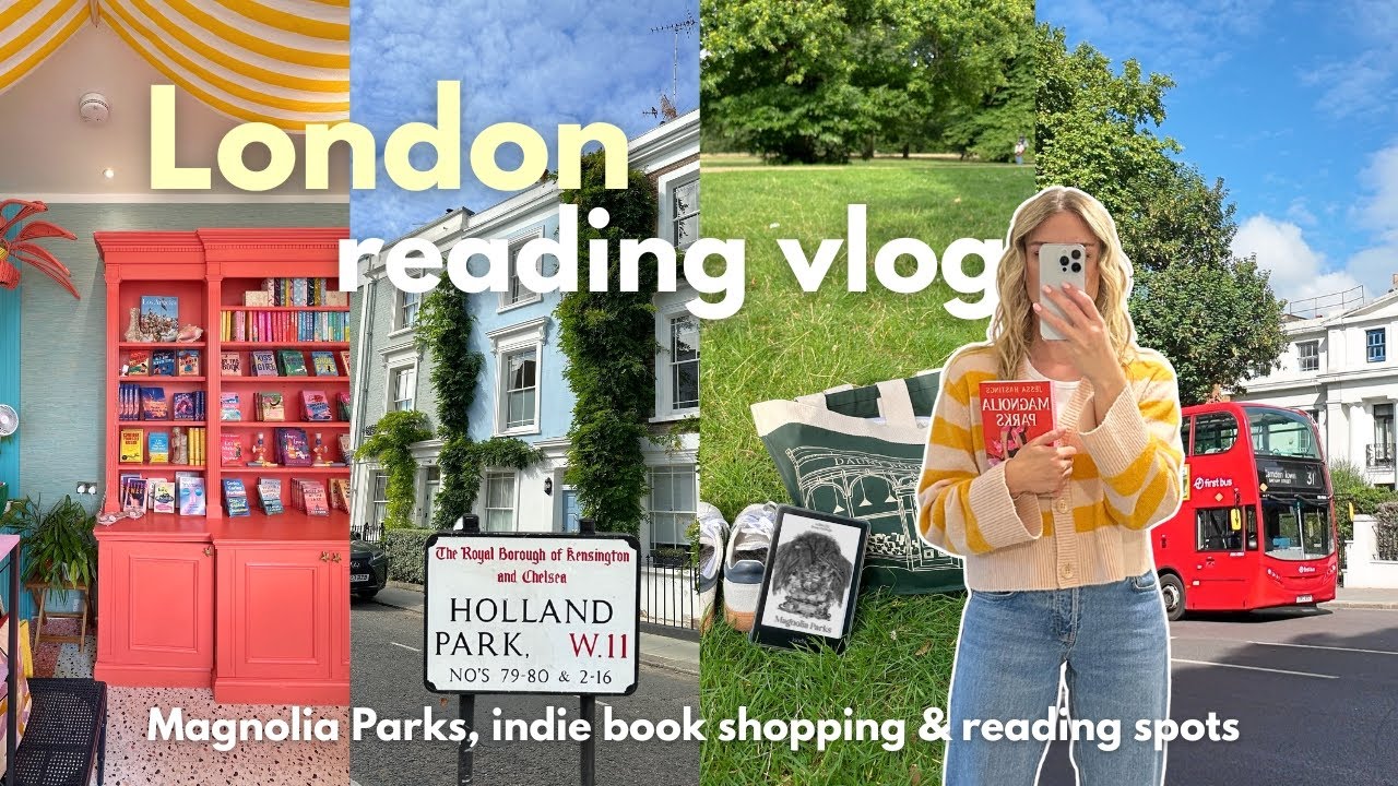 London reading vlog & book shopping 🐝🇬🇧 solo day for book lovers