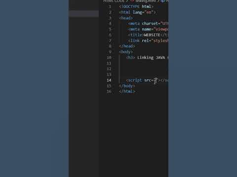 How to Link JavaScript to HTML in Visual Studio Code 2023 - YouTube