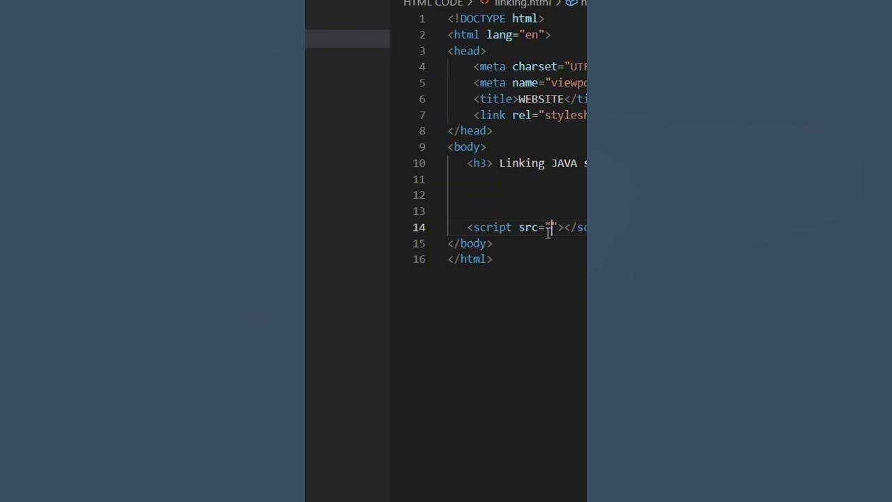 How to link javascript to html in visual studio code 2023 youtube