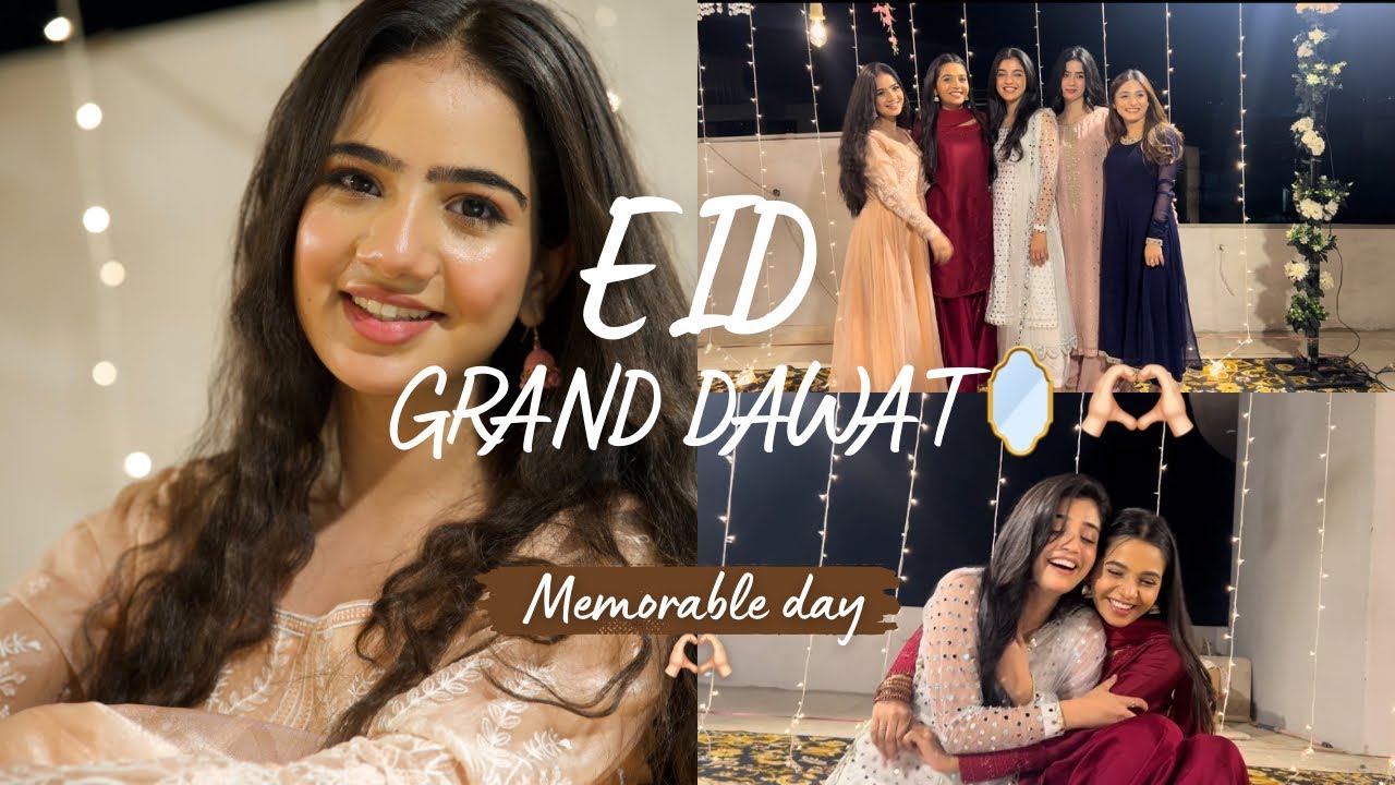 Eid grand dawat 🫶🏻🪞|laiba api ne li Sab ki pics📸
