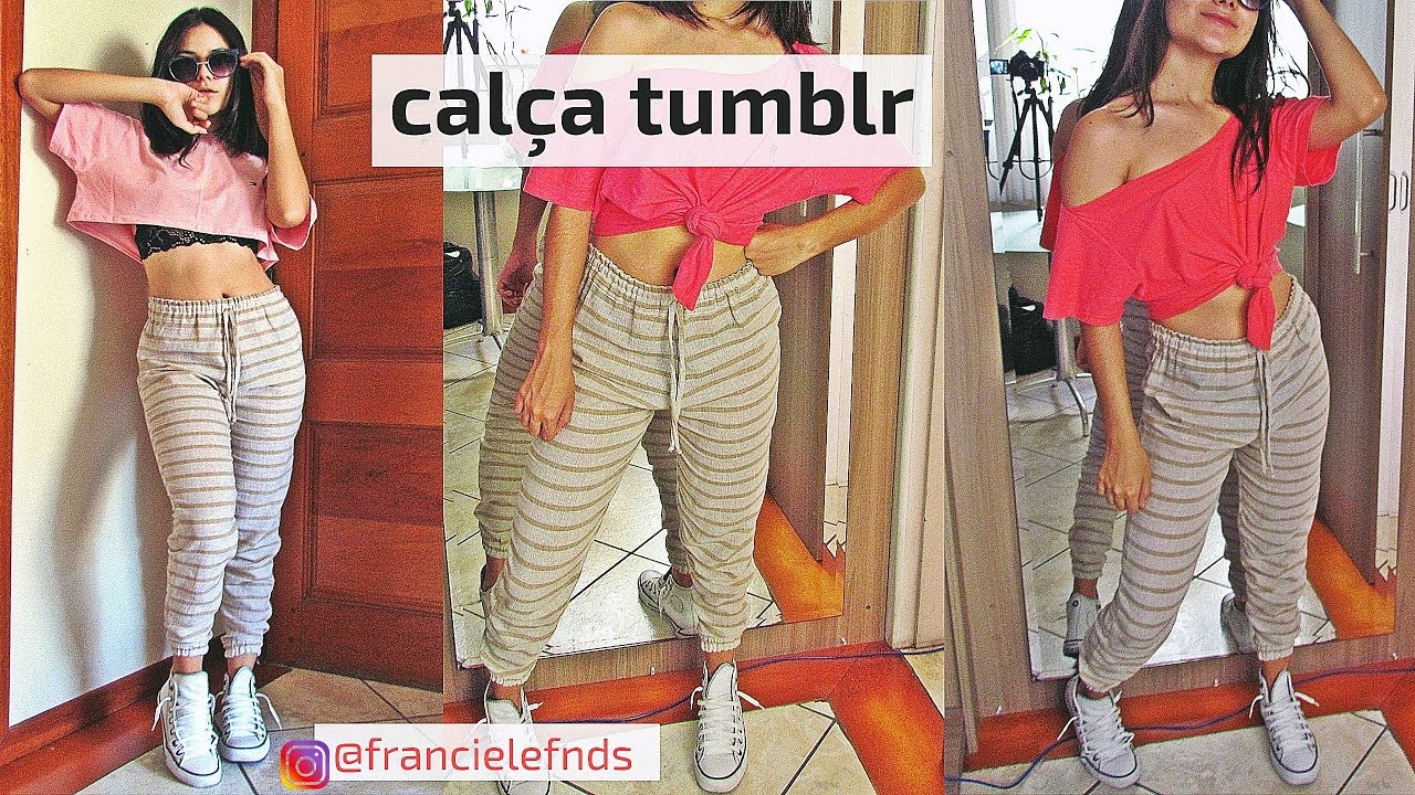 calça jogger feminina colorida