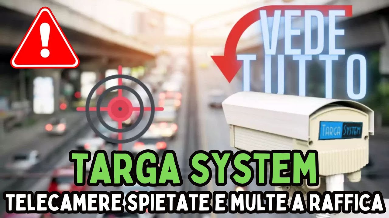 IL NUOVO GRANDE FRATELLO DELLE STRADE: TARGA SYSTEM VEDE TUTTO E TI MULTA AUTOMATICAMENTE A DISTANZA