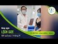THEO CHÂN BÁC ĐẠI TÁI KHÁM V1 SAU 1 THÁNG ĐẶT TÚI LỆCH SIZE