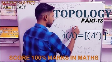 topological space/ important theorem on interior of set/mathematics for M.A/M.sc BY Vibhor tyagi