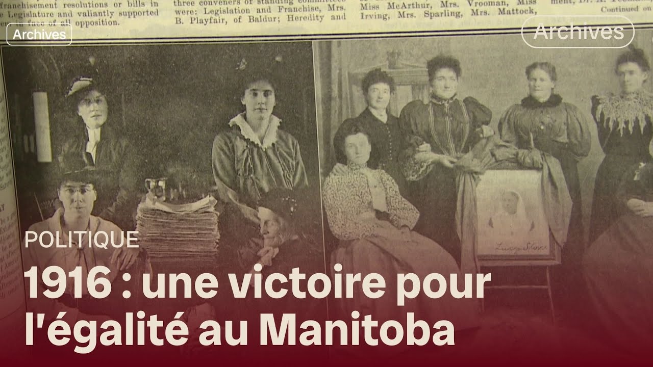 L'histoire du droit de vote des femmes au Manitoba
