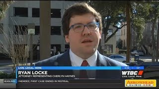 Attorney Ryan Locke on WTOC news in Savannah after big settlement win