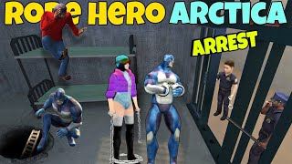 Rope Hero Arctica Arrested On Vice Town Jail || In Rope Hero Vice Town