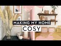 DIYing and styling my house to make it ✨cosy✨ for Autumn