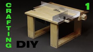 DIY. Делаем мини циркулярный станок. Mini saw table. Часть 1. Стол