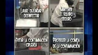 Cleaning, Sanitizing and Preventing Contamination:  Spanish