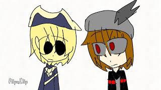 If Gold Watcher meets Murder Watcher.Dark Deception.Flipaclip