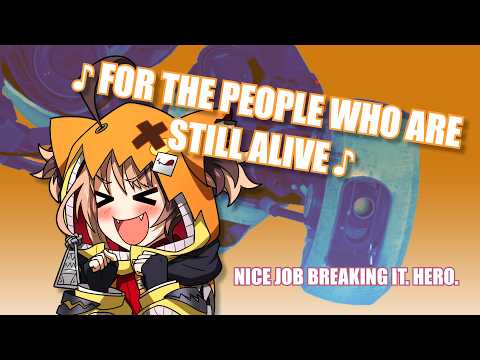 Gigi Sings Still Alive while GLaDOS Haunts Her
