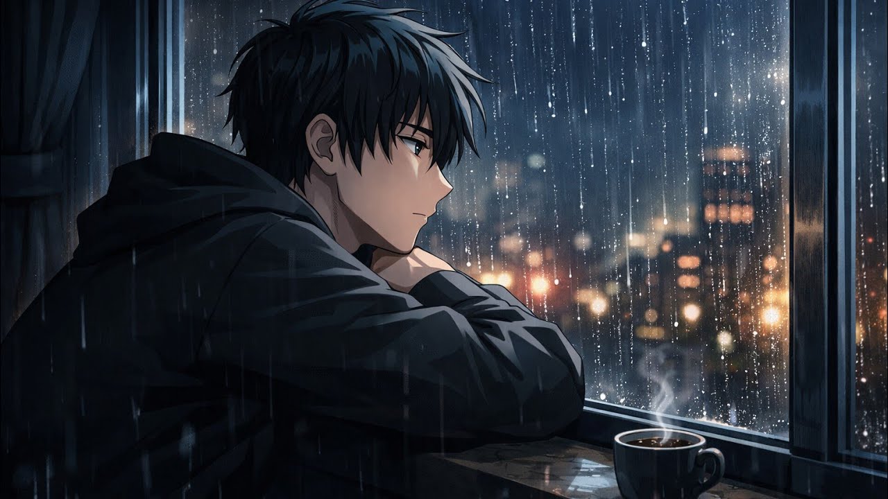 Fico olhando pela janela 🌧️🌛 | Esperando você voltar 