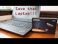 Save that Laptop!  SSD and RAM upgrading