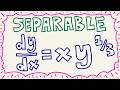 Solve dy/dx = x y^(1/3) (Separable)
